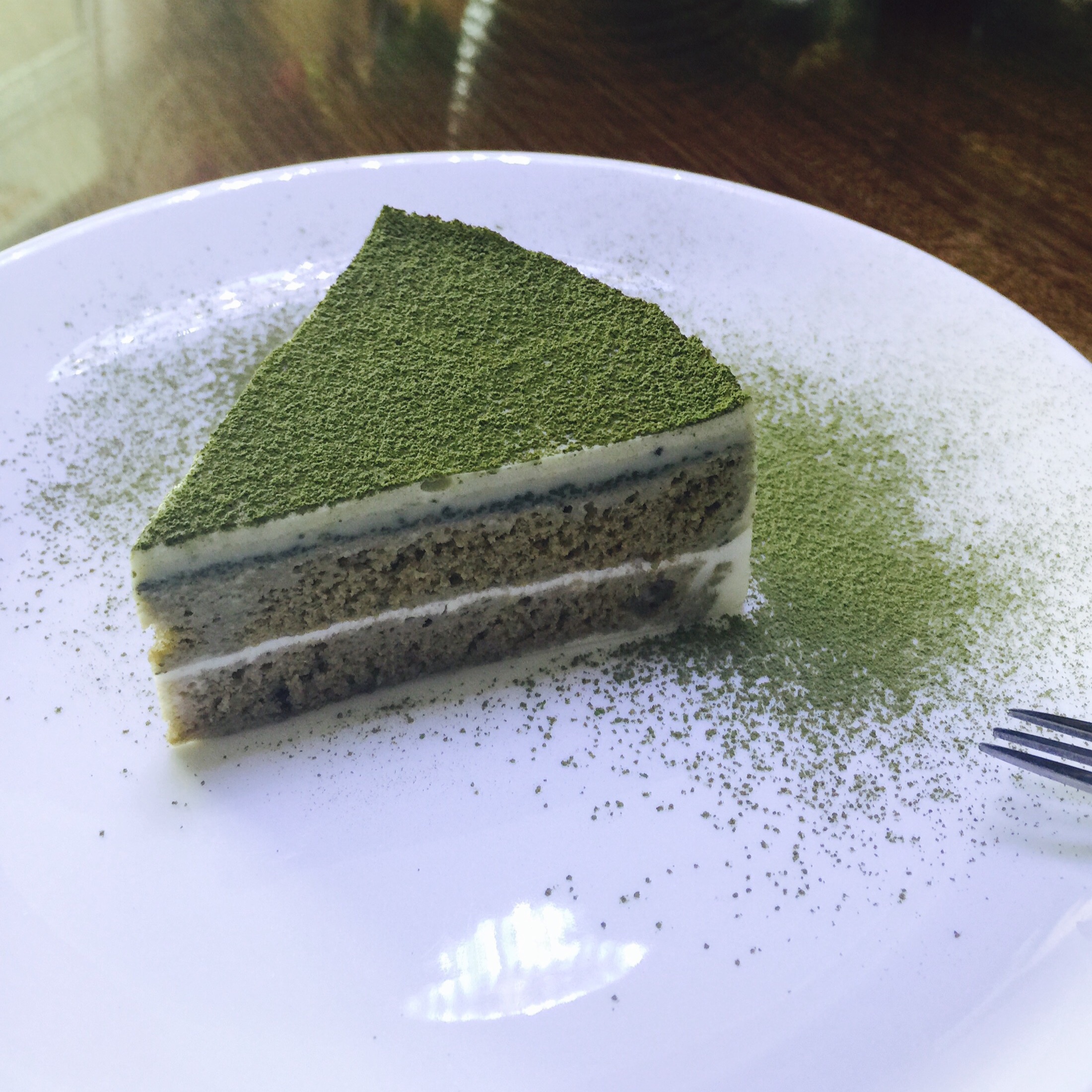 抹茶双享慕斯