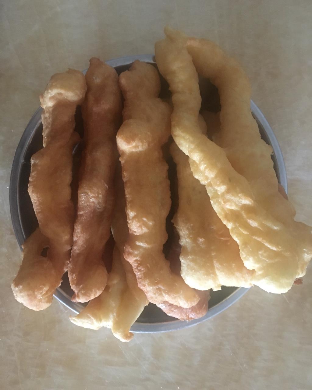 自制无泡打粉油条