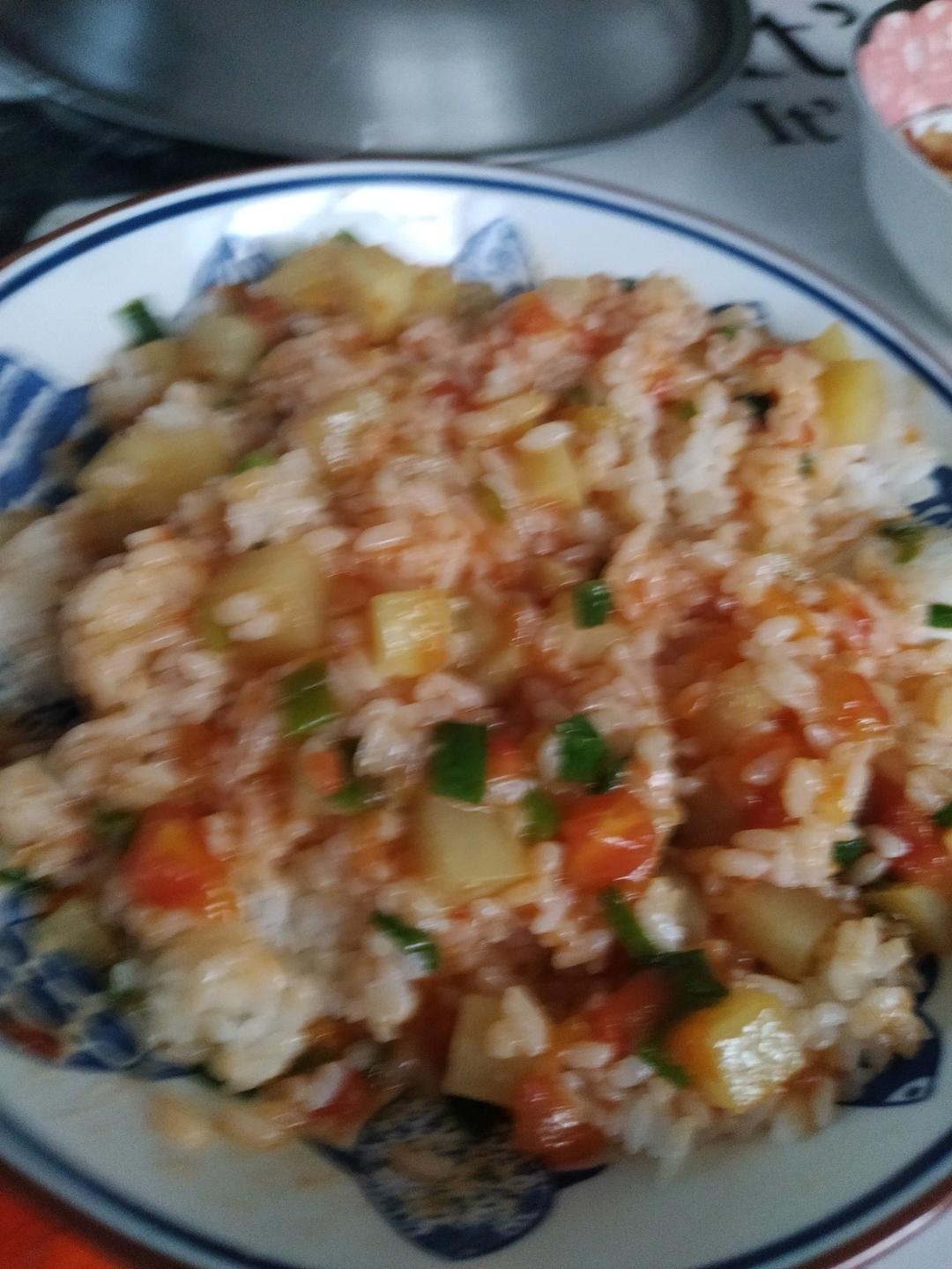 超级简单的西红柿烩饭