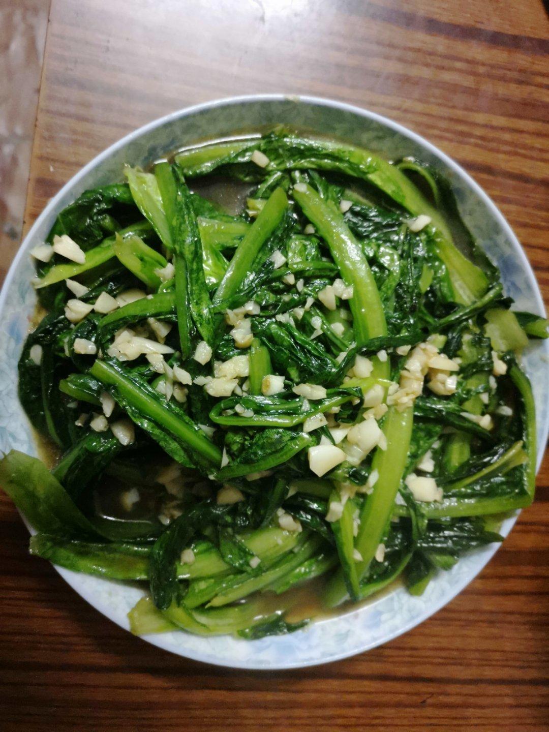 蒜蓉油麦菜（蚝油）