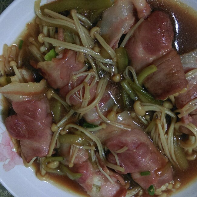 金针菇培根卷