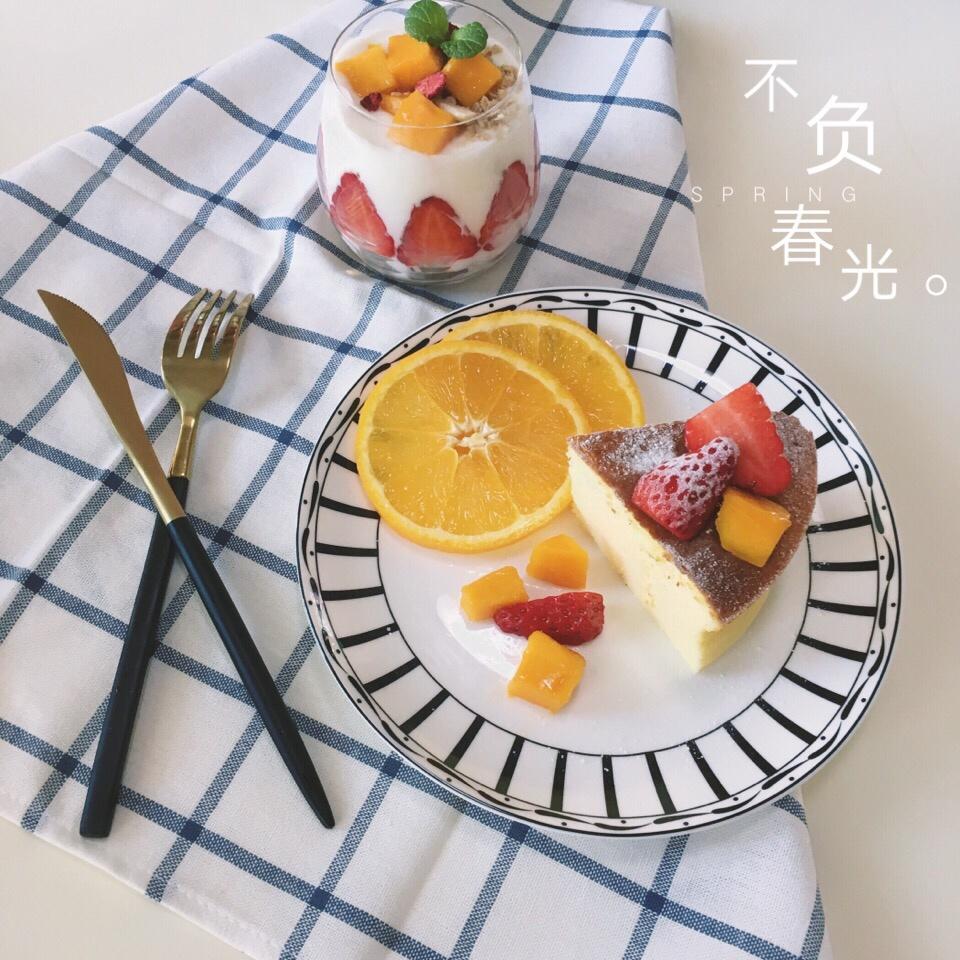 轻乳酪芝士蛋糕6寸#皮黑森林#