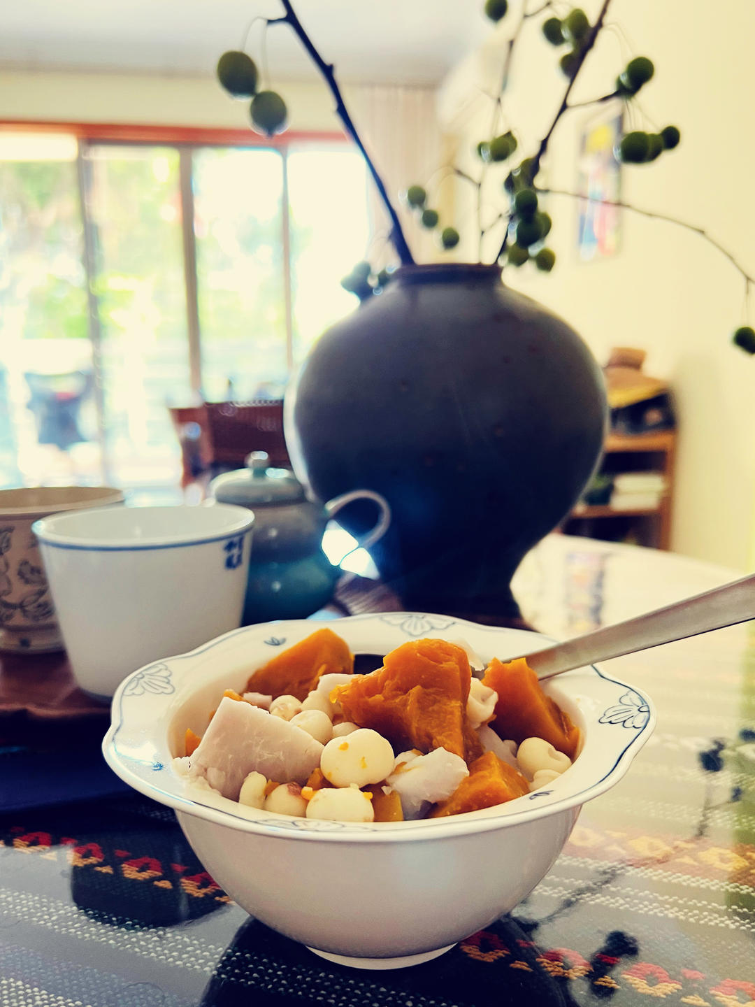 椰汁南瓜香芋煲（零厨艺）