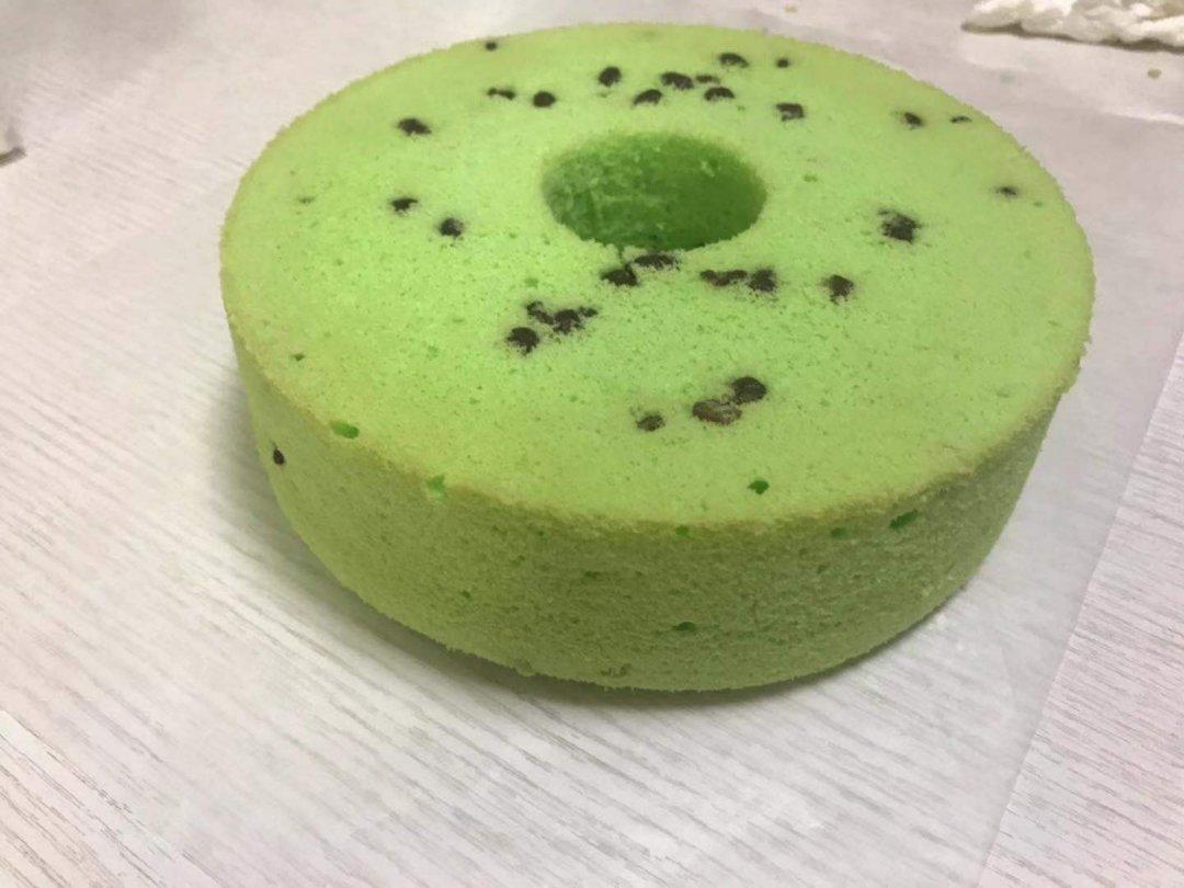 椰香斑斓戚风蛋糕