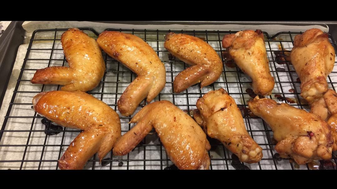 烤鸡翅（自制腌料）