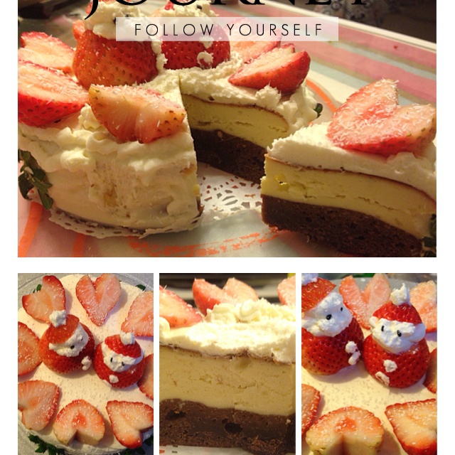 布朗尼芝士蛋糕