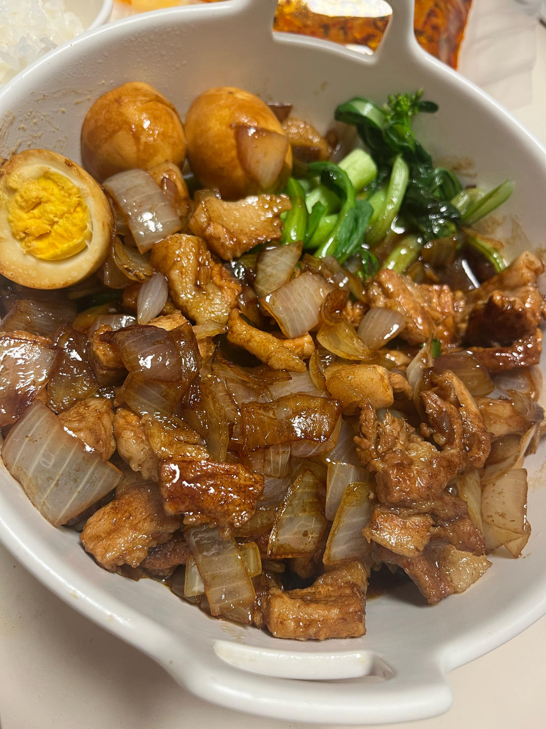 香菇卤肉饭造起来