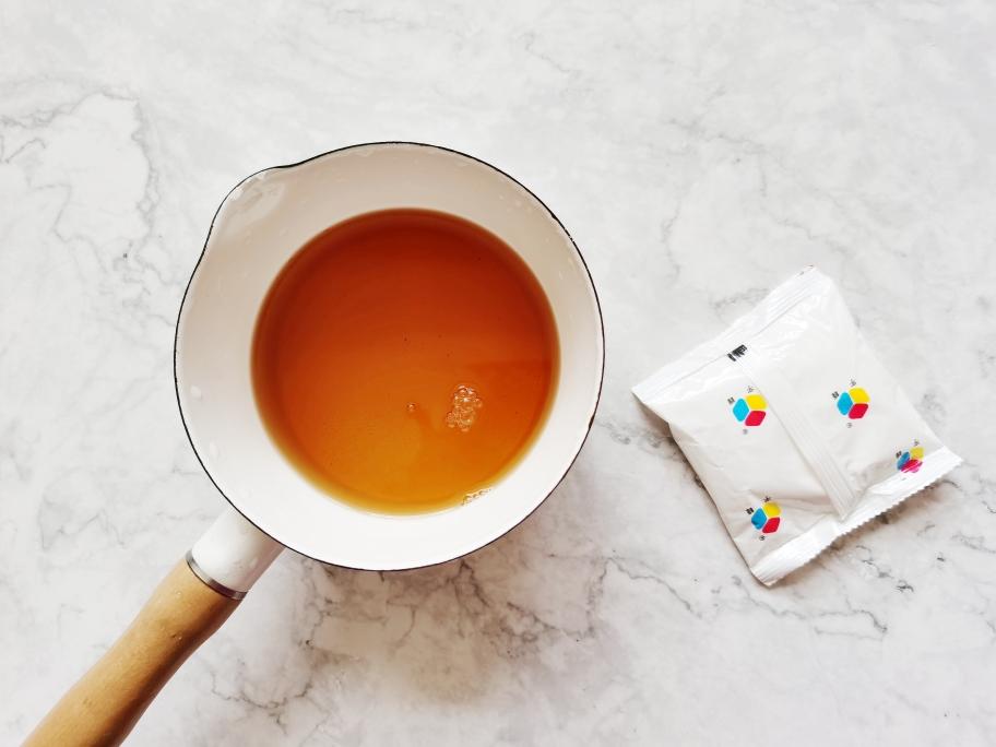 夏日治愈系茶饮 东方美人桂花茶冻奶盖 的做法步骤图 甜豌豆哎 下厨房