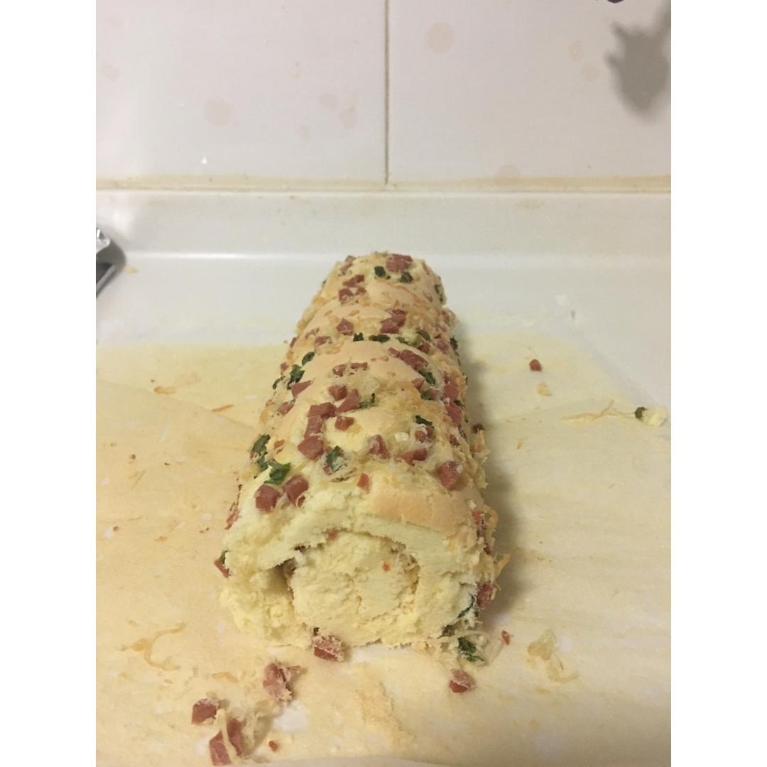超赞的肉松火腿蛋糕卷