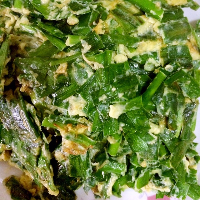韭菜煎蛋