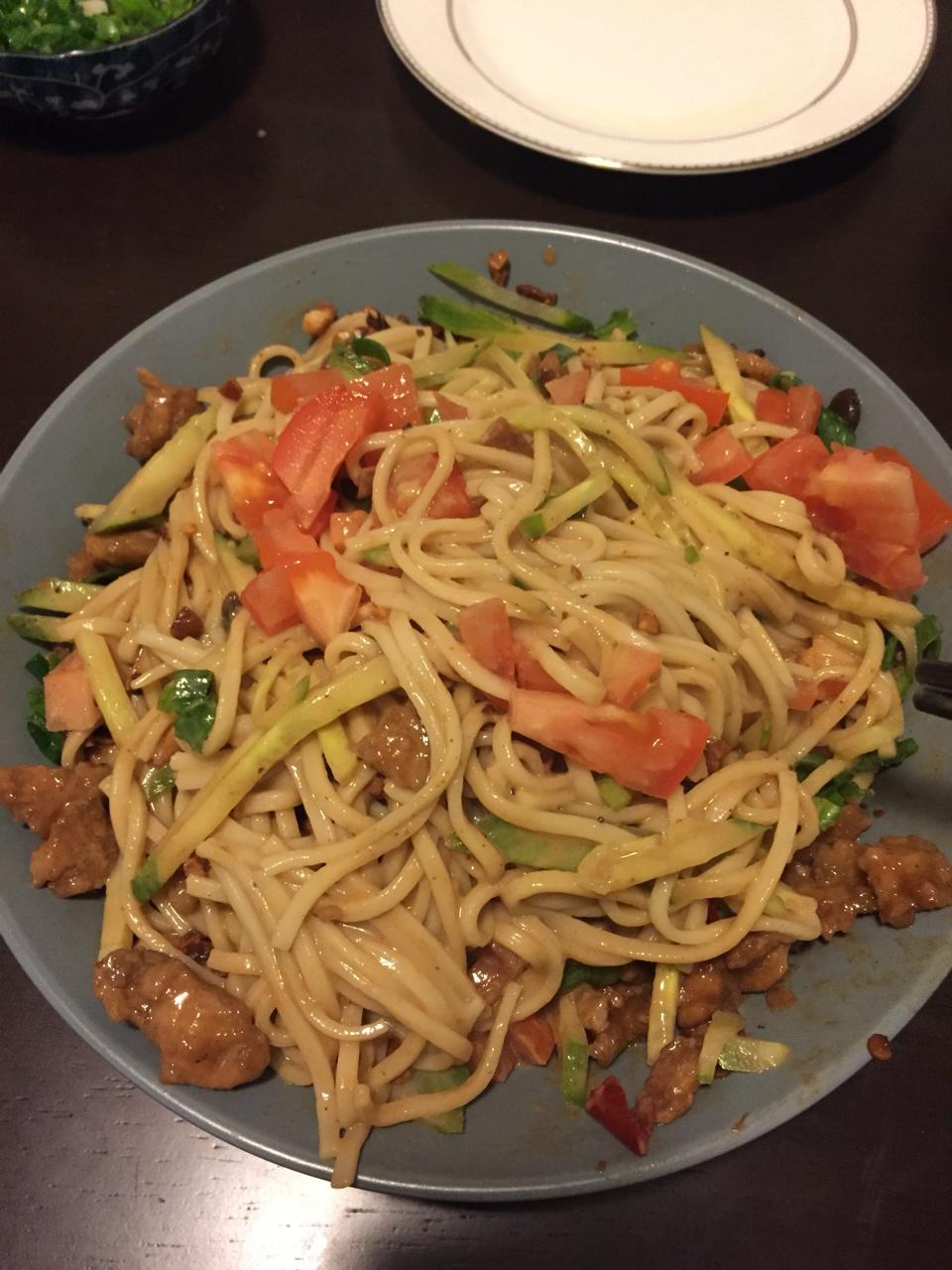 一夫食堂半半拌面