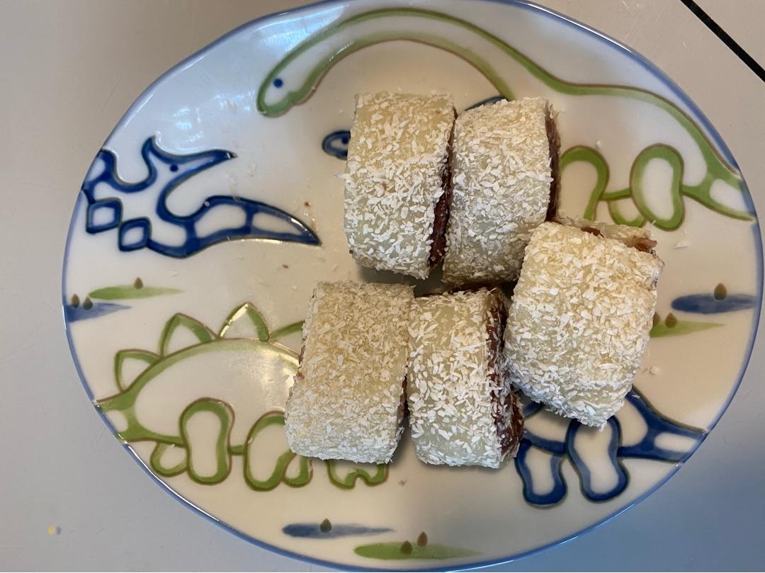 糯米红豆沙卷