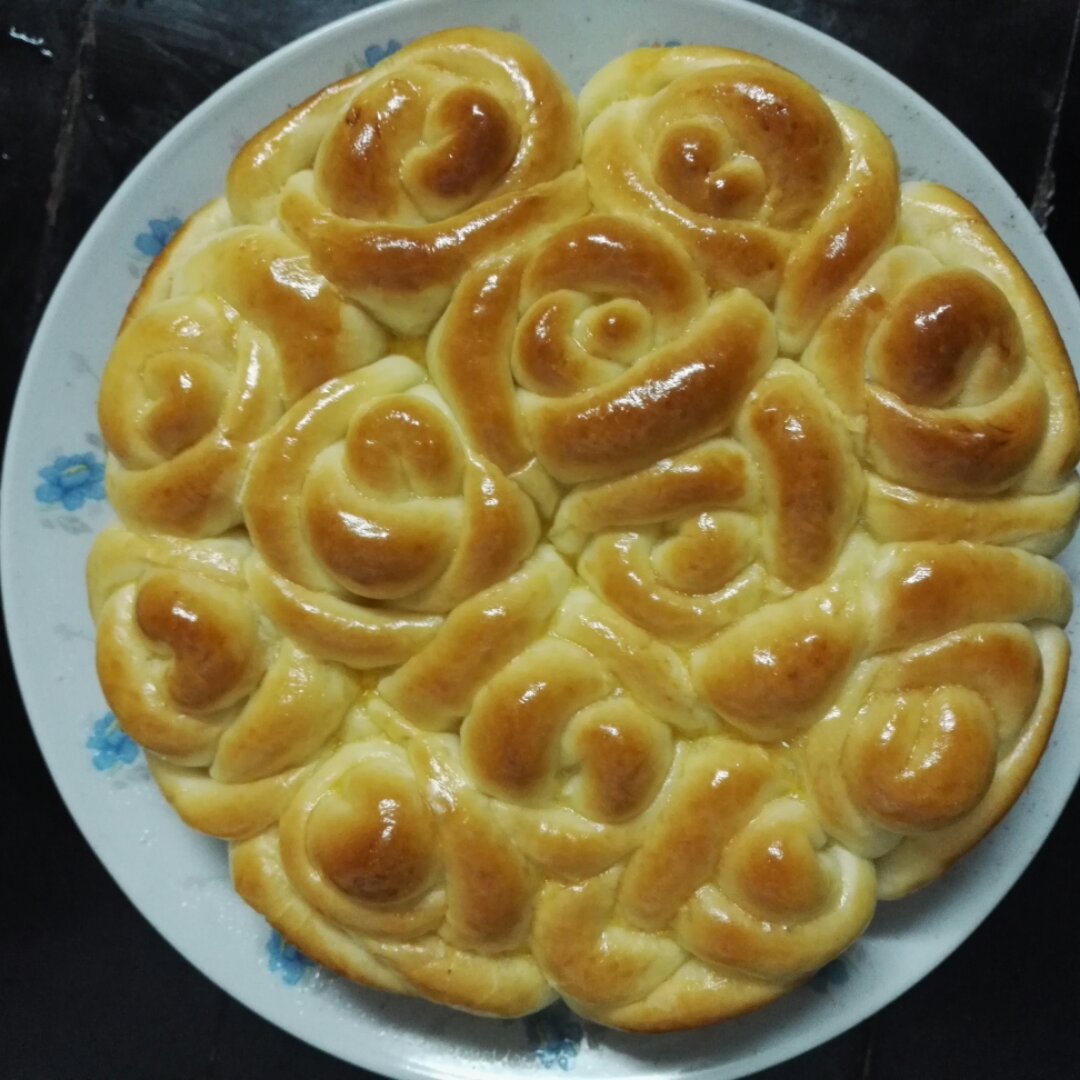 圣诞花环小面包