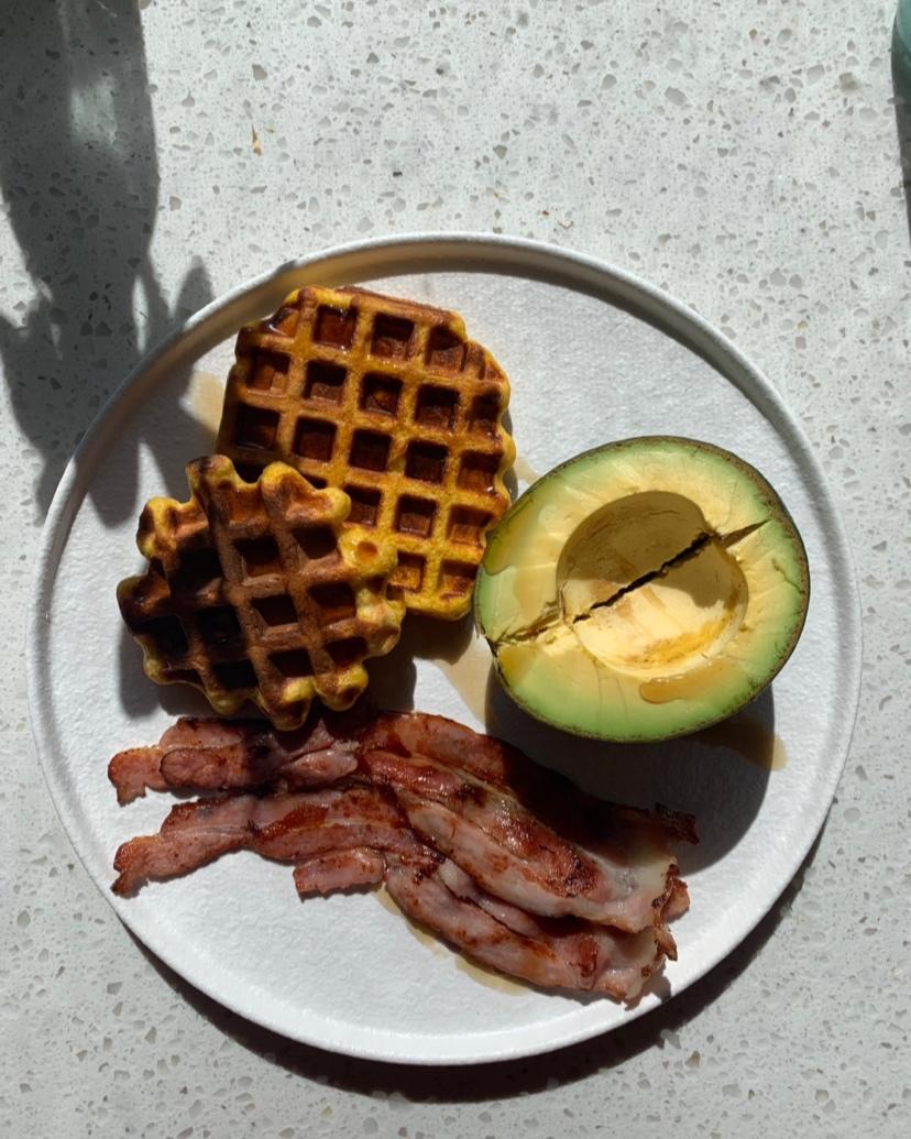 全麦酸奶华夫饼