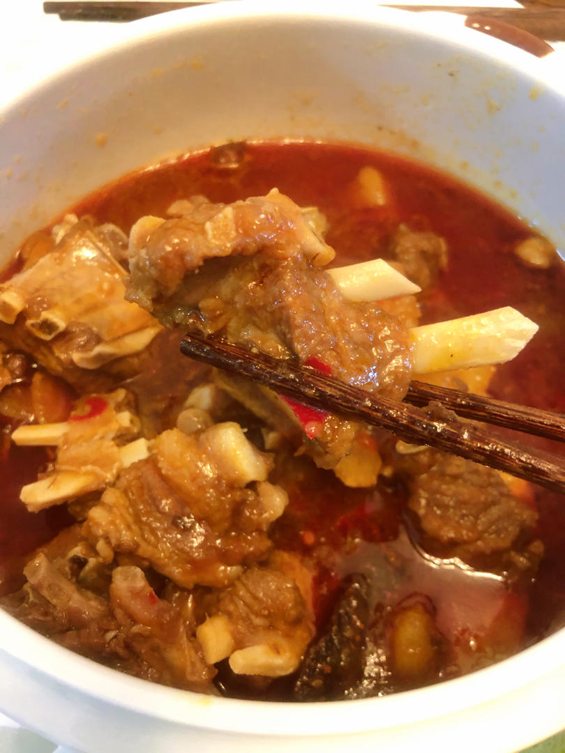 小美红烧羊排（萝卜烧羊肉）