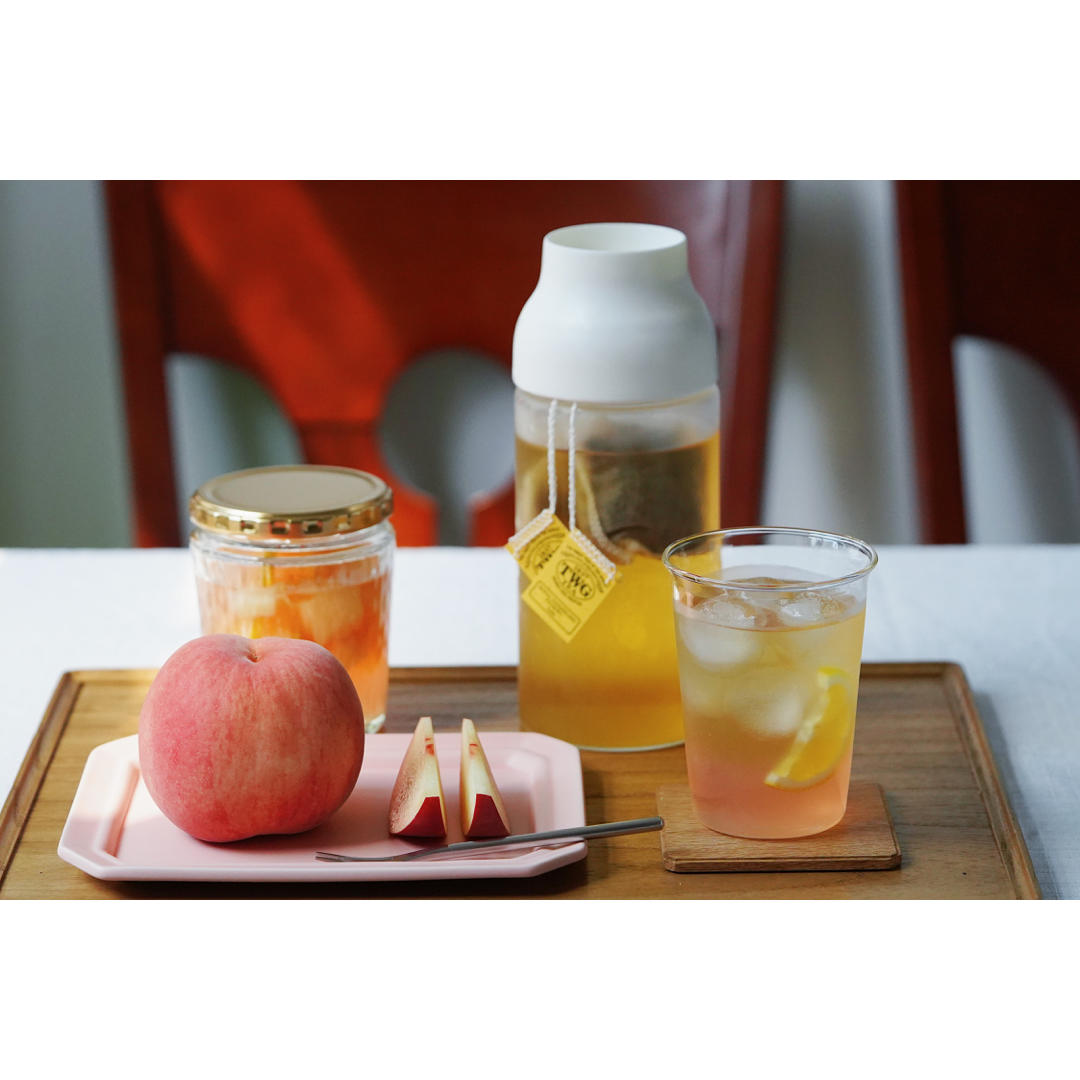 夏日冰爽蜜桃冰茶