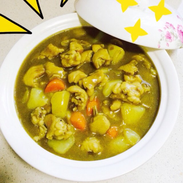 咖喱土豆鸡（本姑娘成名菜）