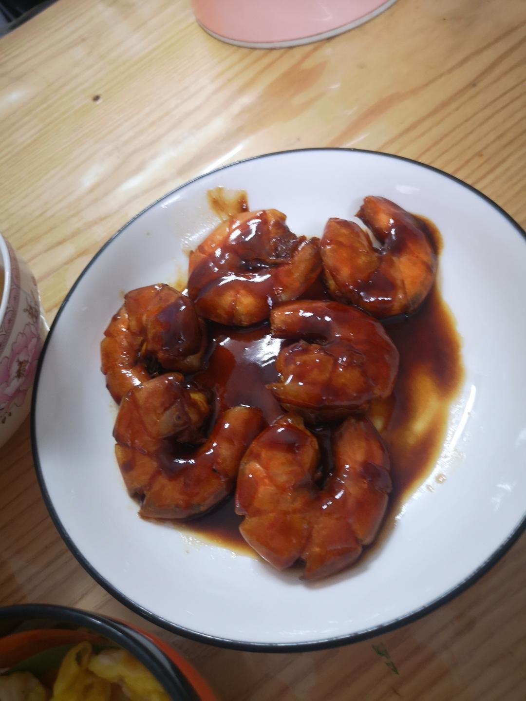 家庭版油焖大虾