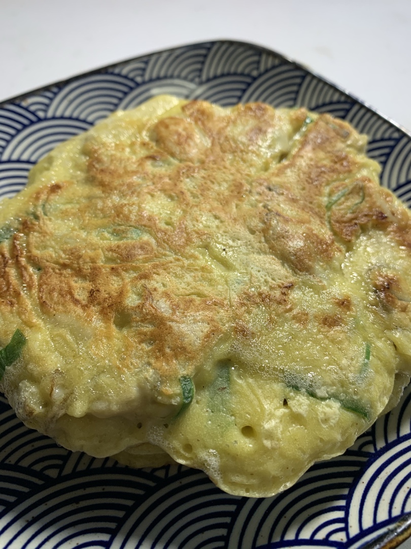 韩国料理——煎牡蛎饼(굴전)