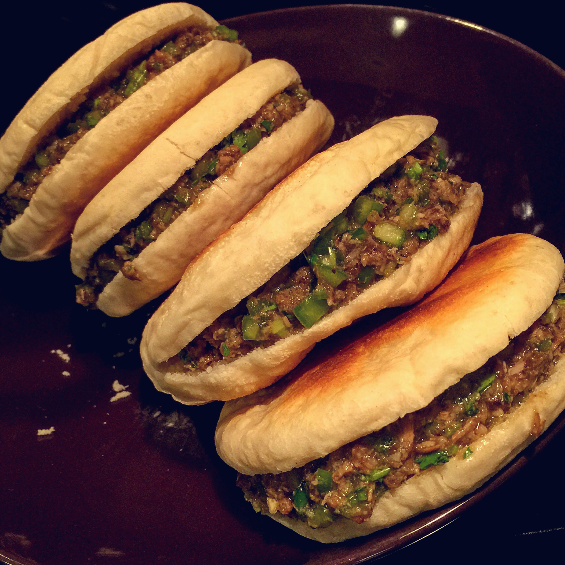 姜花花做的腊汁肉夹馍