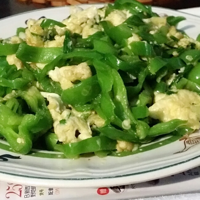 青椒鸡蛋