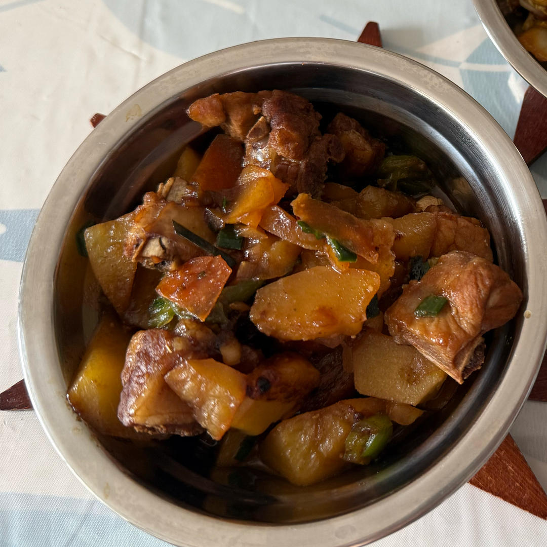 🔥巨好吃的红烧排骨炖土豆❗️懒人版轻松做拿手菜