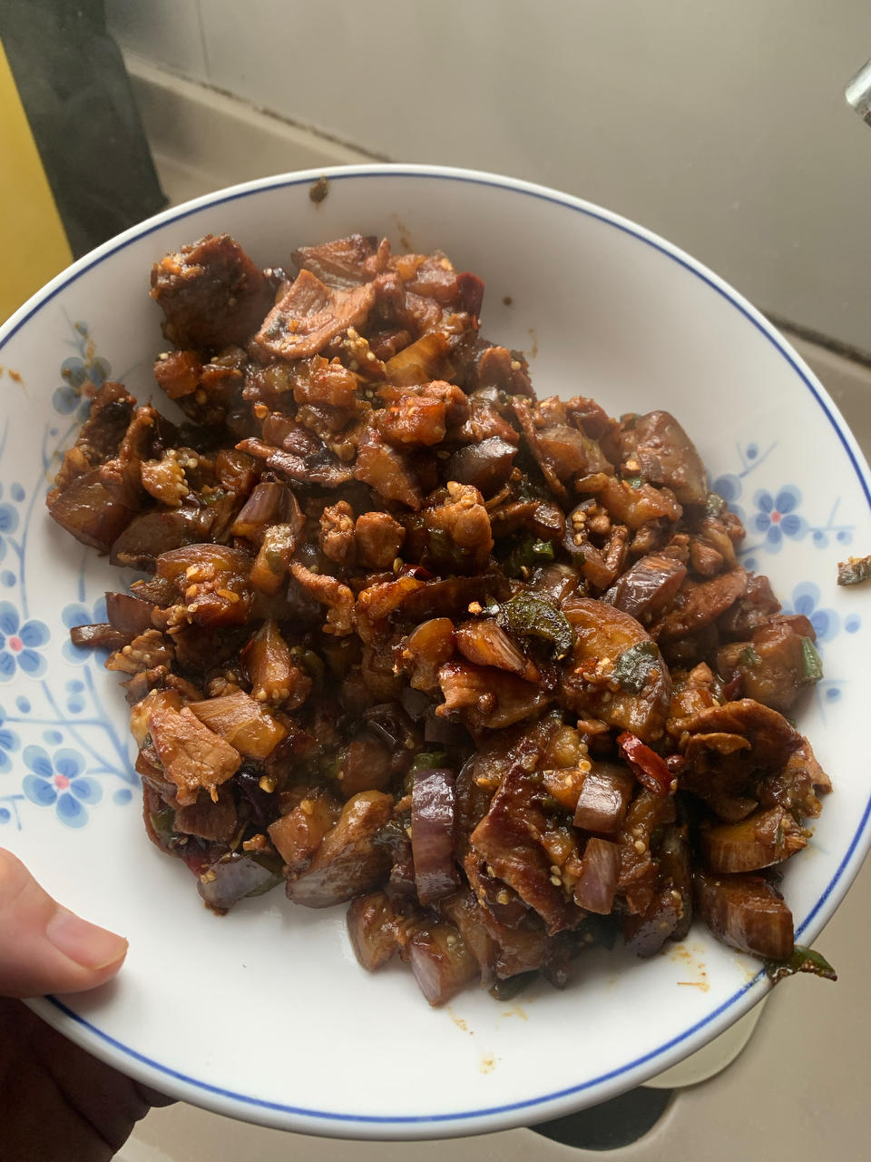茄子炒肉
