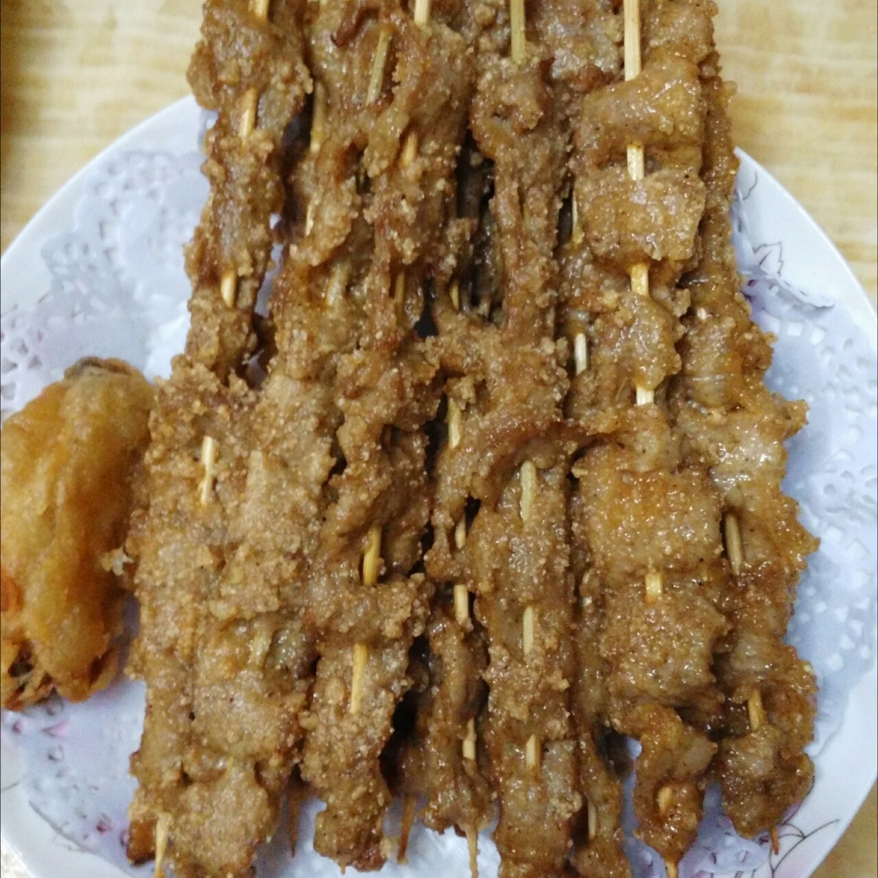 花生酱烤肉串