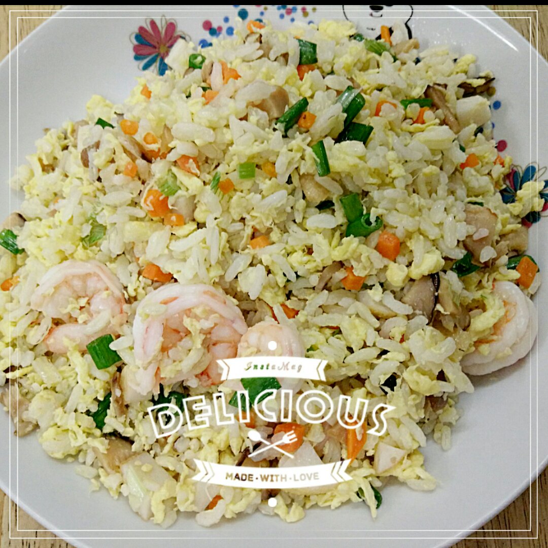 黄金虾仁炒饭