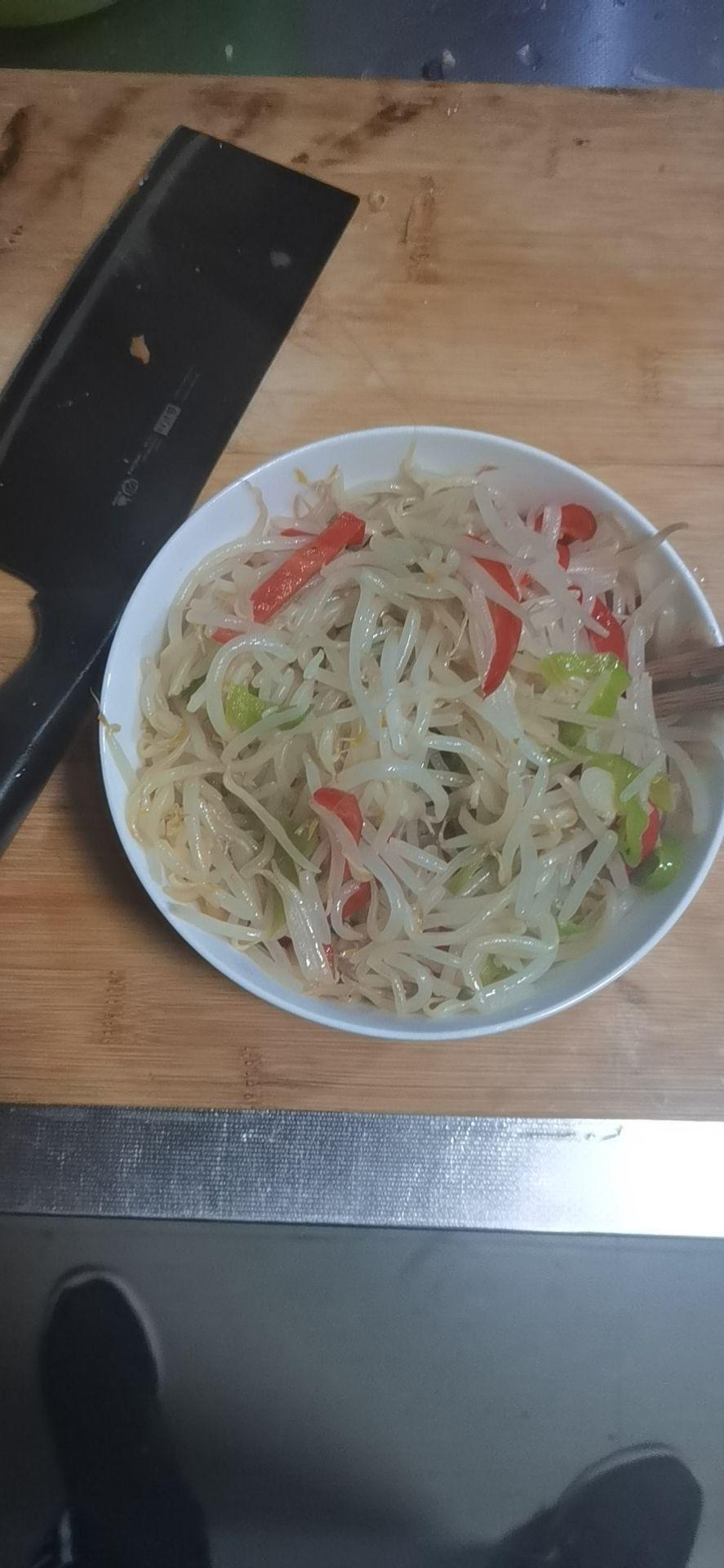 清炒豆芽