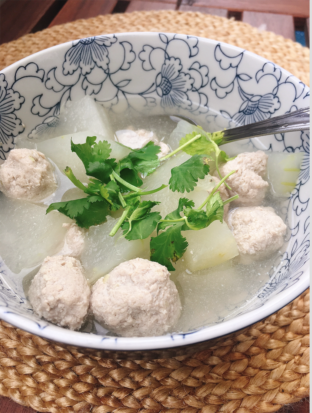 冬瓜汆丸子汤