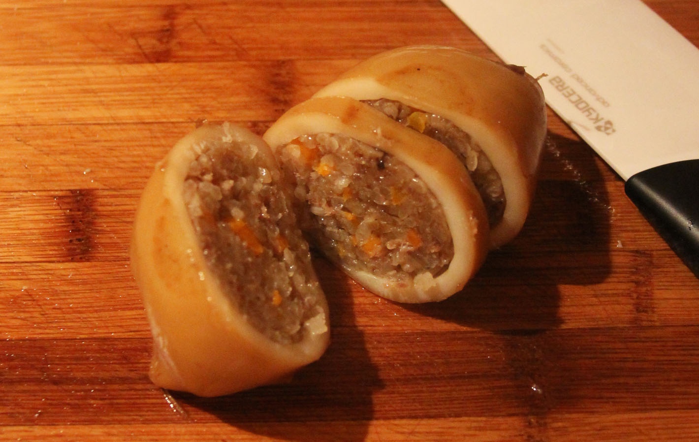 鱿鱼米肠