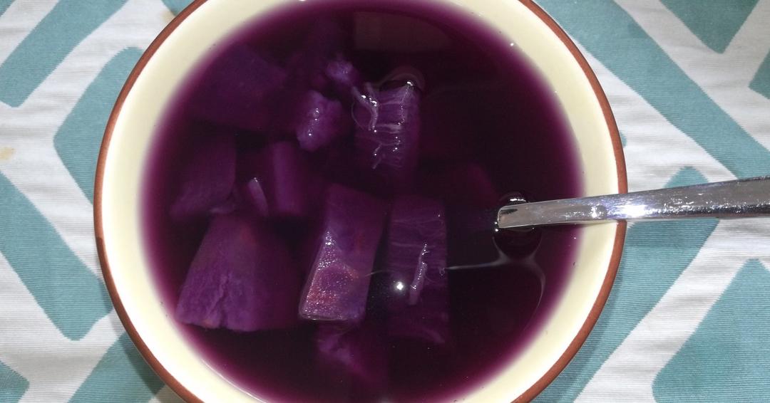 老广东的紫薯糖水