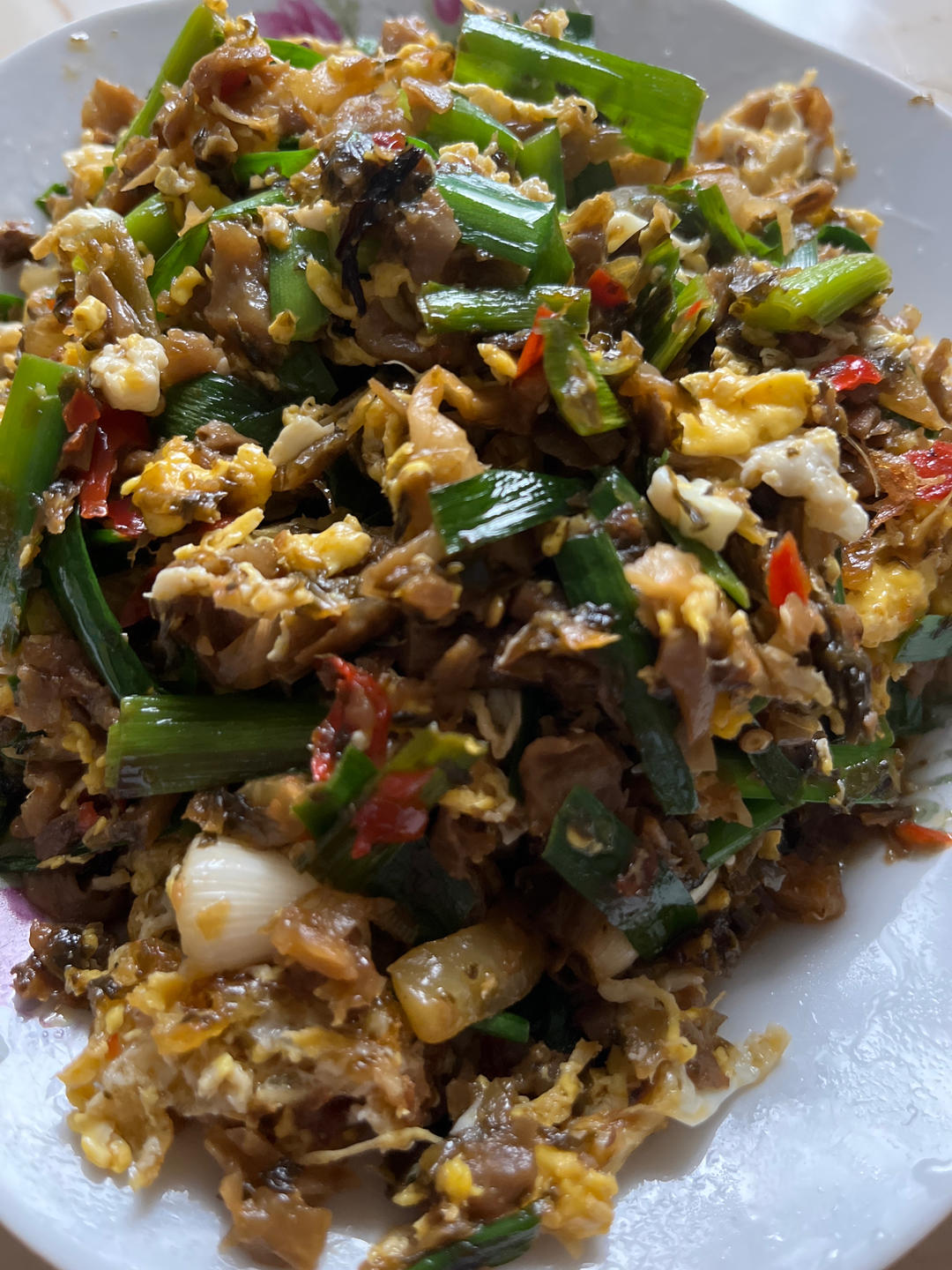 鸡蛋炒外婆菜(下饭菜)