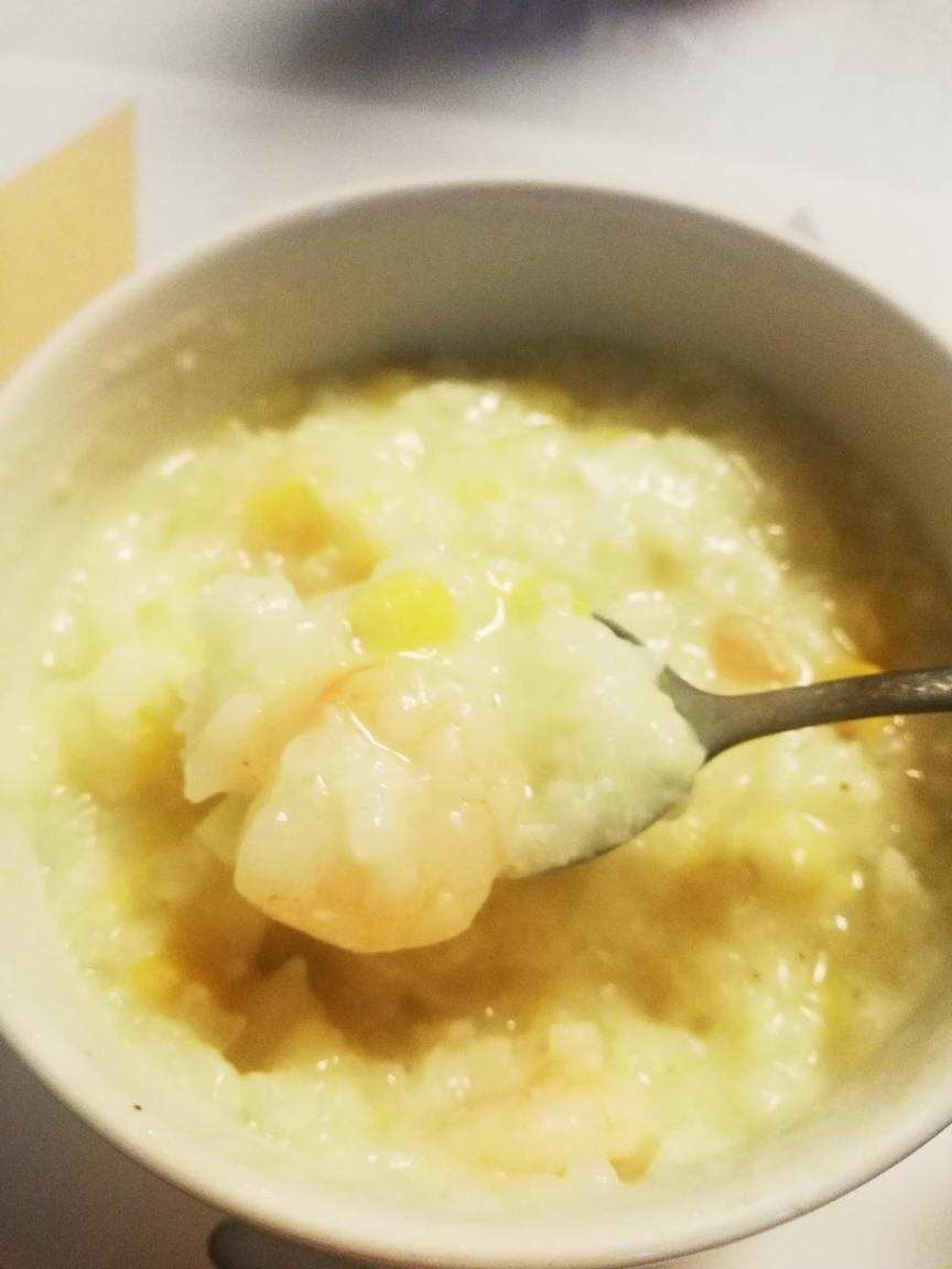 永远不会失败的黄金蔬菜虾仁粥的做法