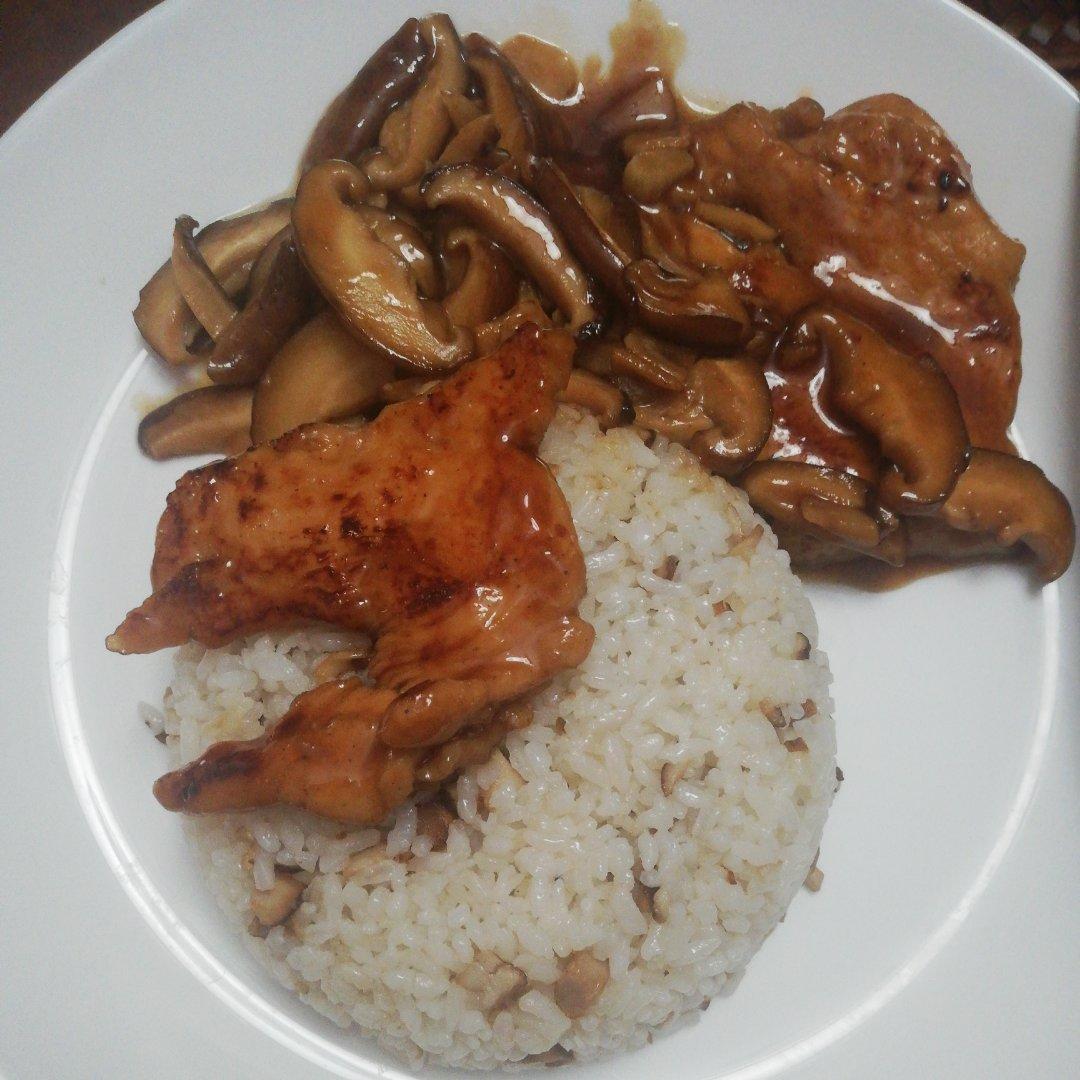 照烧鸡腿饭