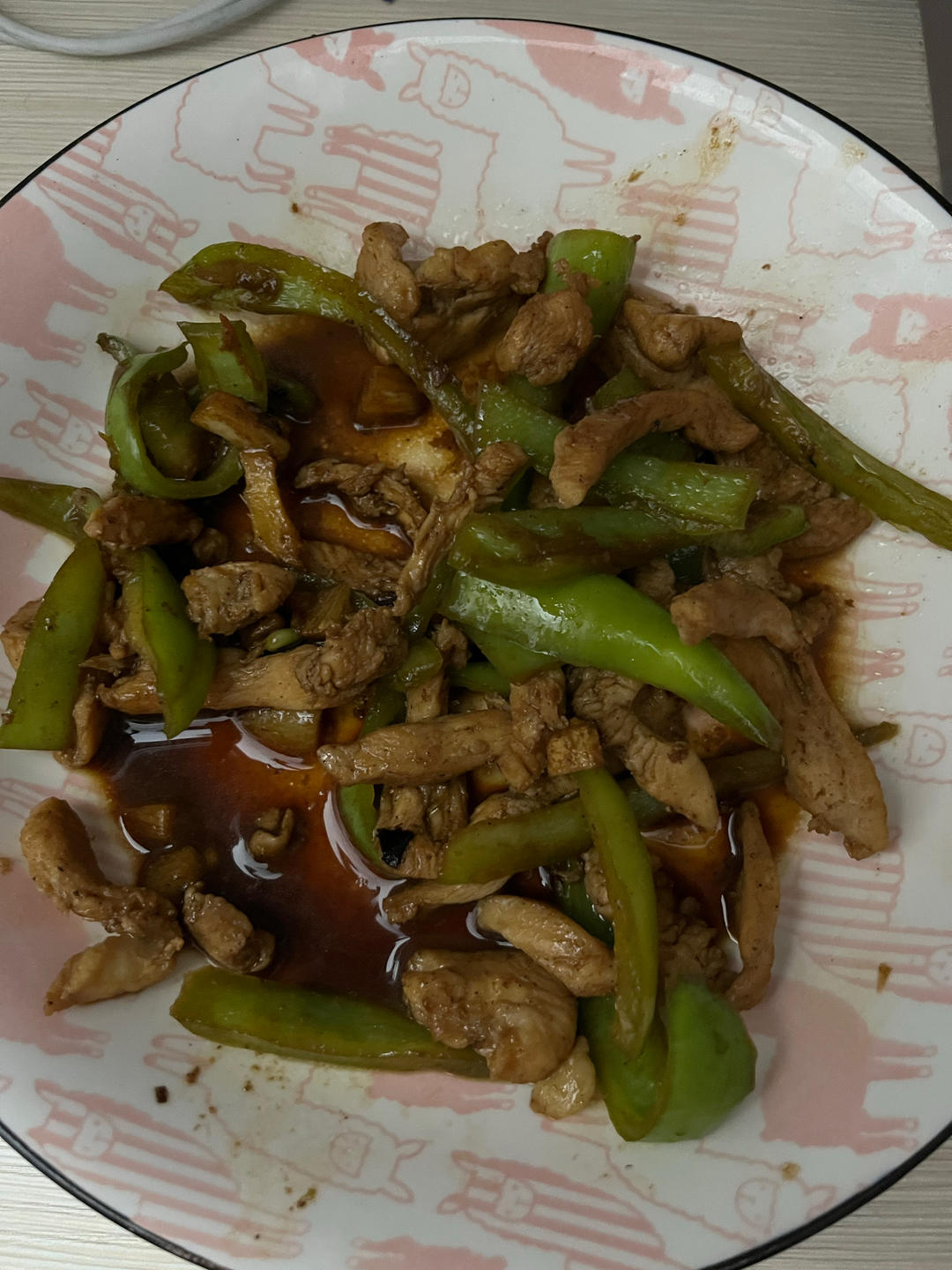 巨好吃的青椒炒鸡胸肉丝，超下饭