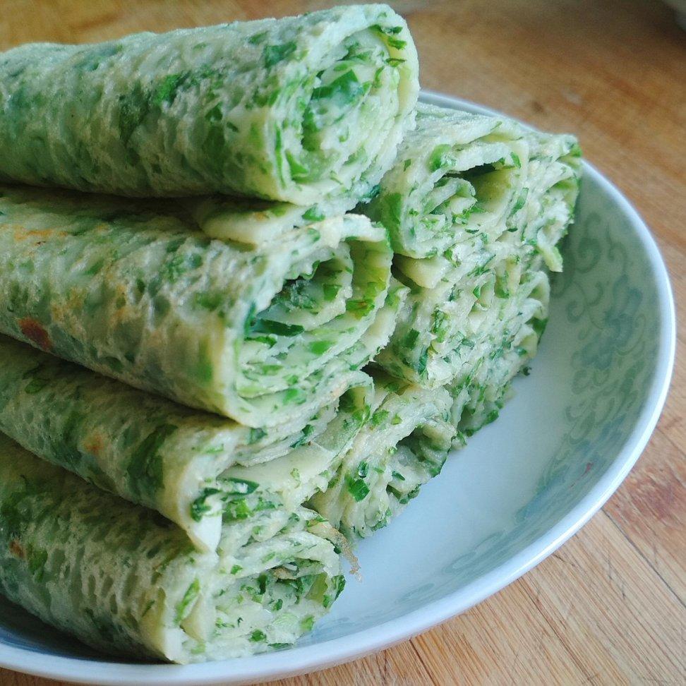 家庭版煎饼果子---快手健康早餐，利用家里现有材料
