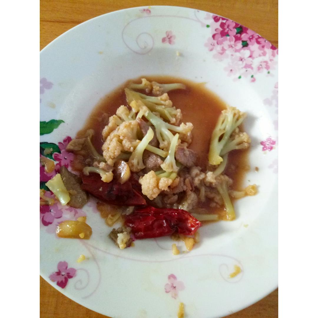 一道家常菜，干煸花菜
