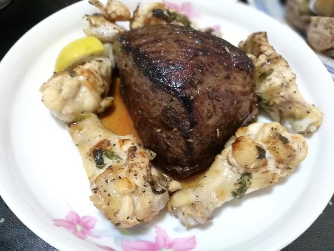 柠檬薄荷黄油鸡翅