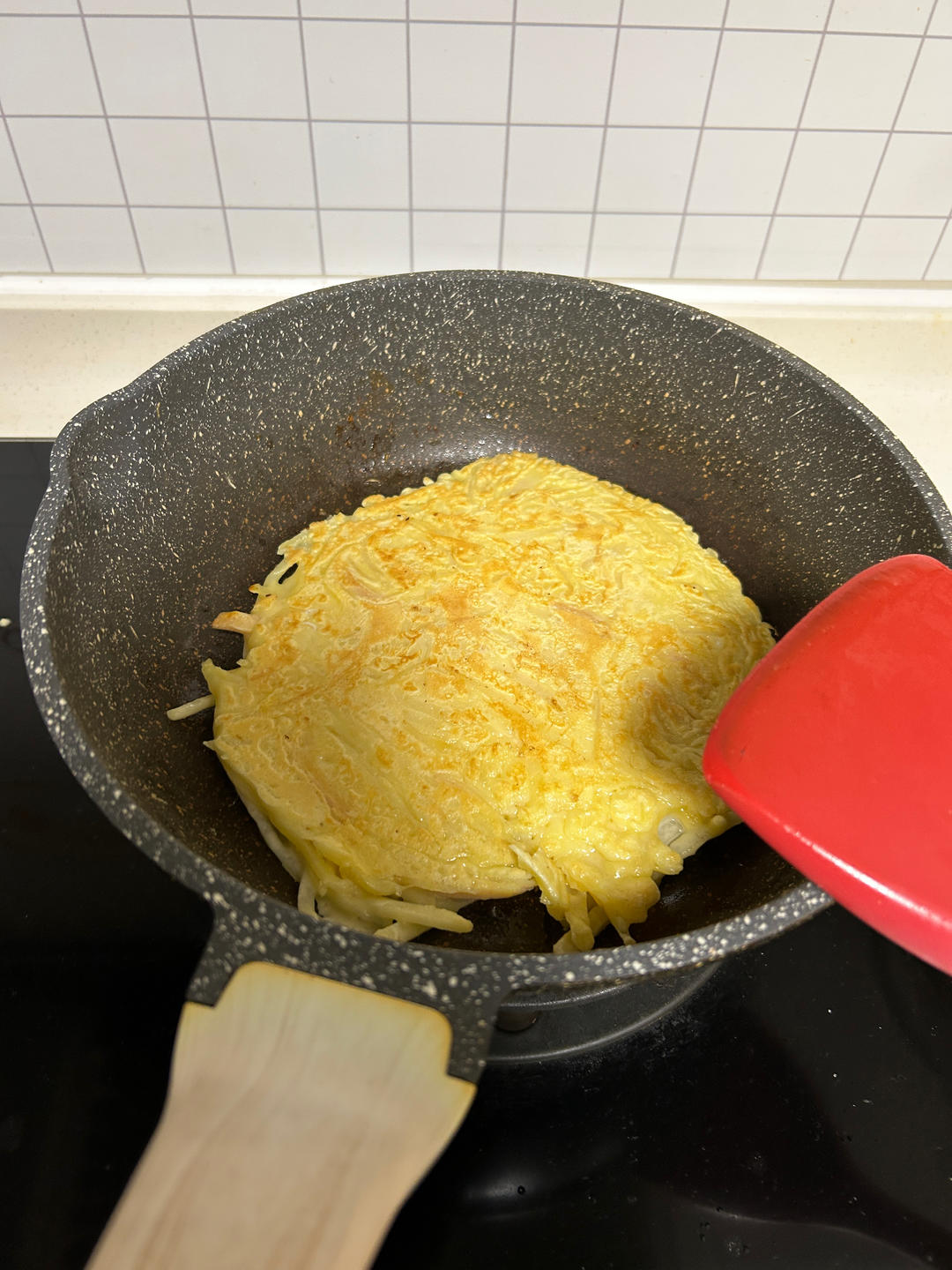 快手早餐饼（土豆鸡蛋饼）