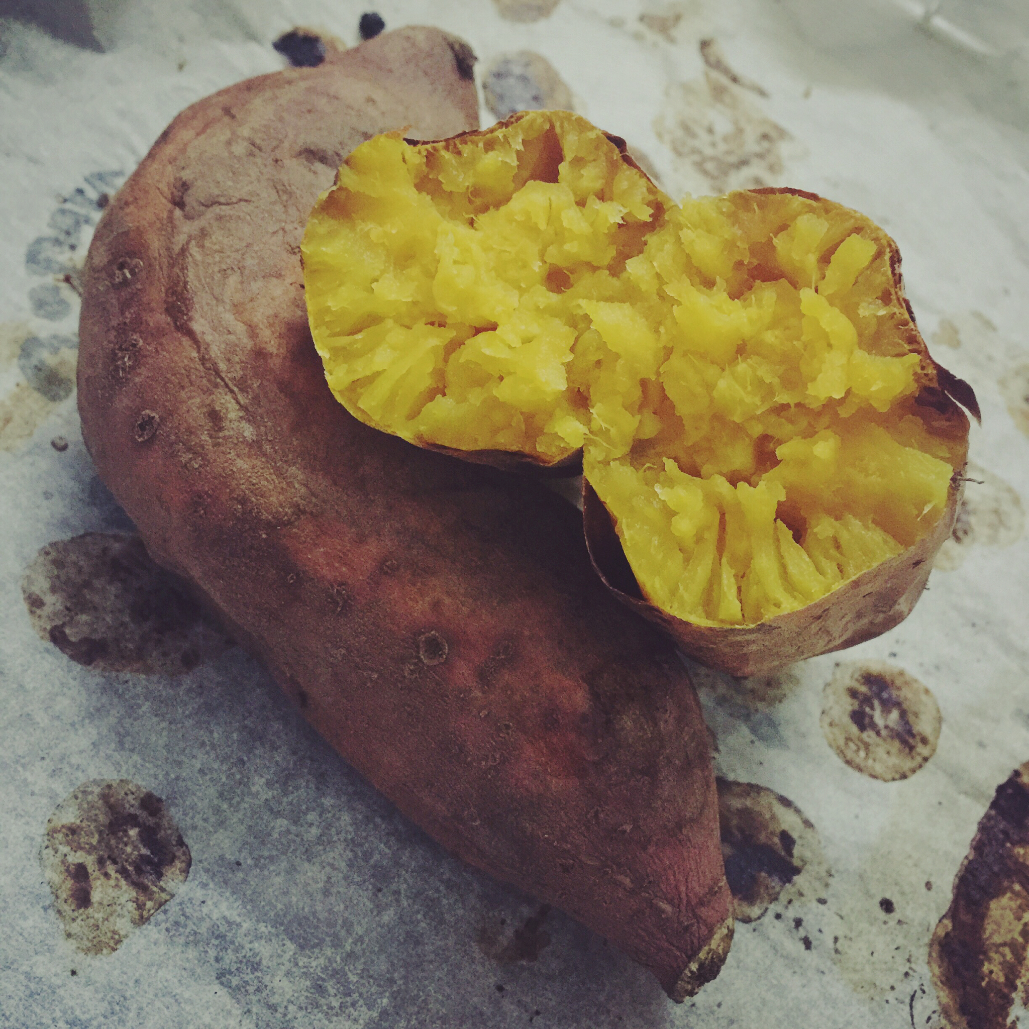 烤箱烤红薯