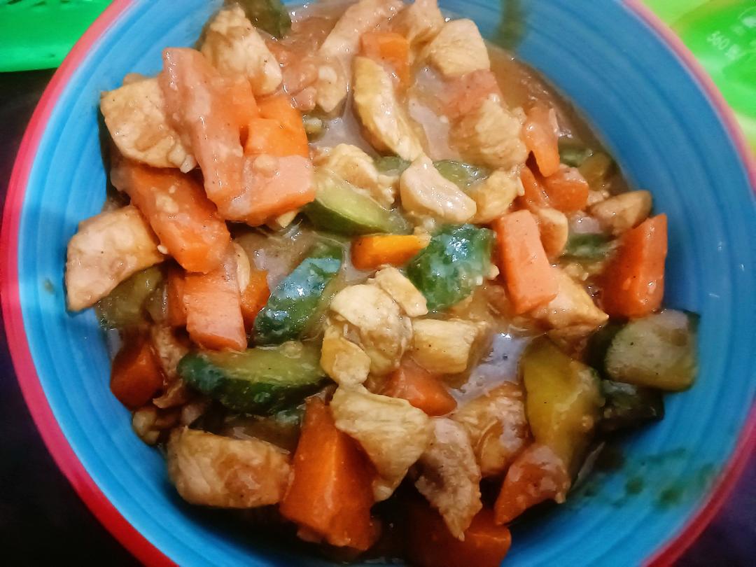 😋❗减脂菜谱【宫保鸡丁】