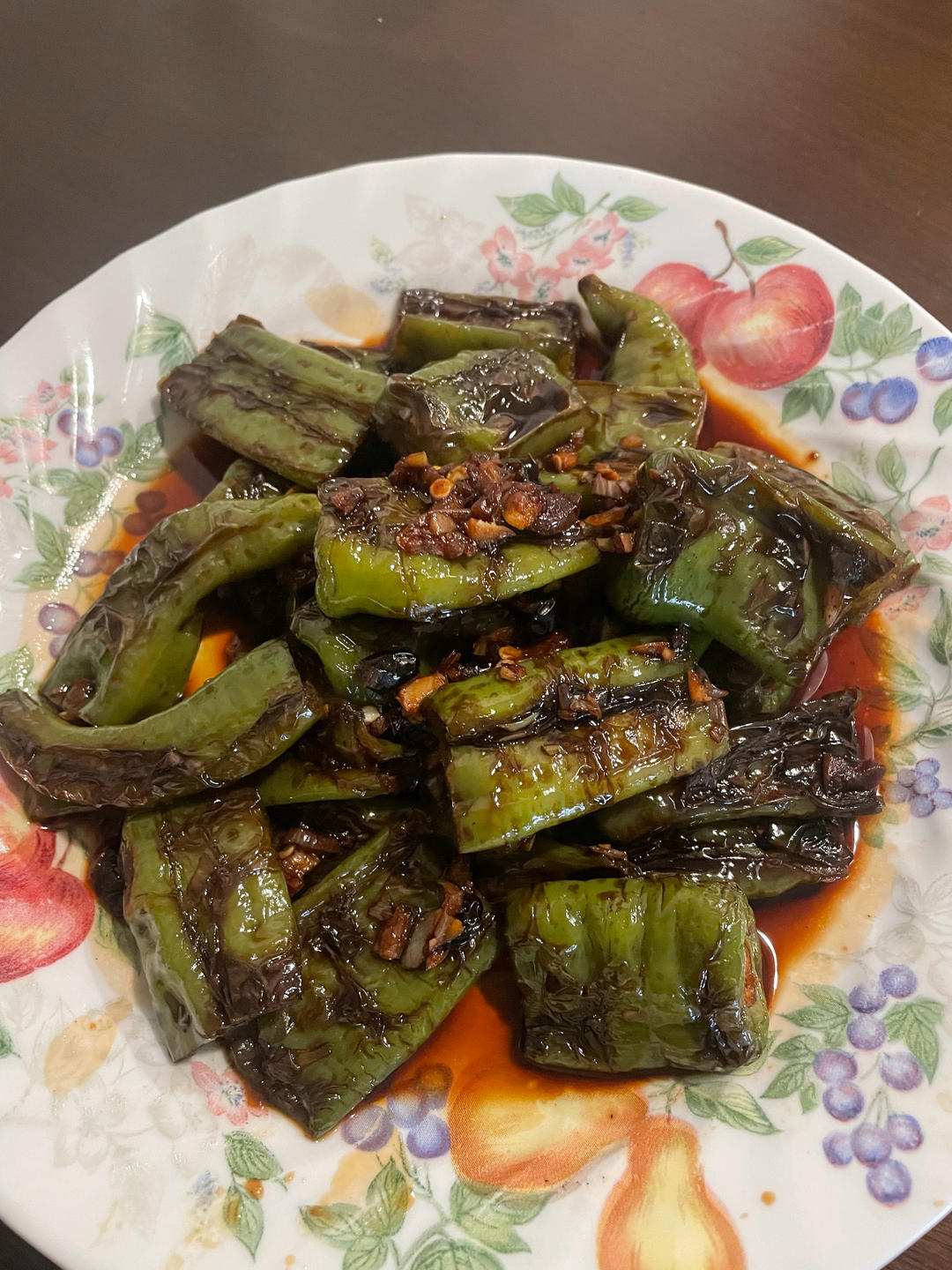 油焖虎皮尖椒（无肉版）