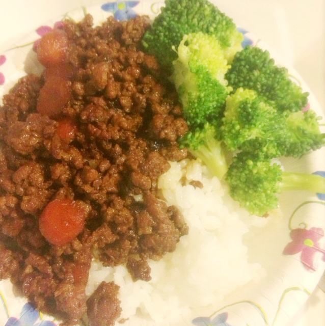 不用五花肉做的肉燥饭