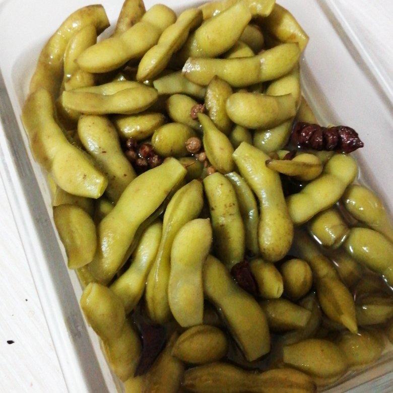 煮毛豆—不会变色版