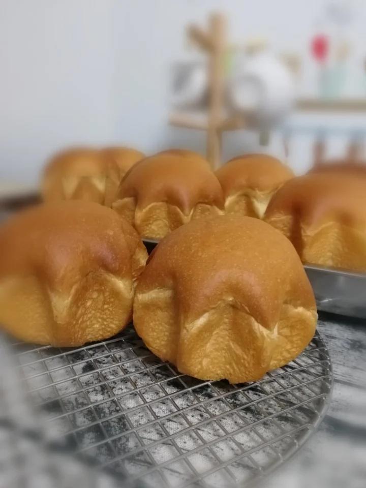 一波长了角的巨蛋面包