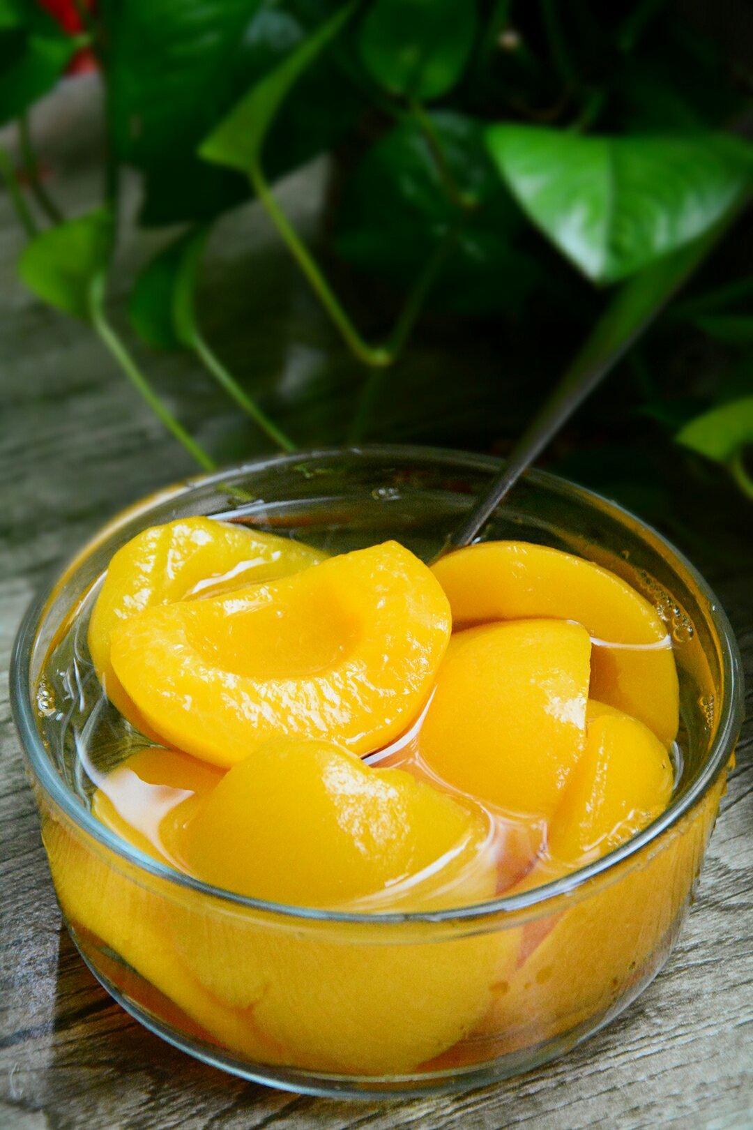 aaa洋做的冰糖黄桃罐头附常温保存方法