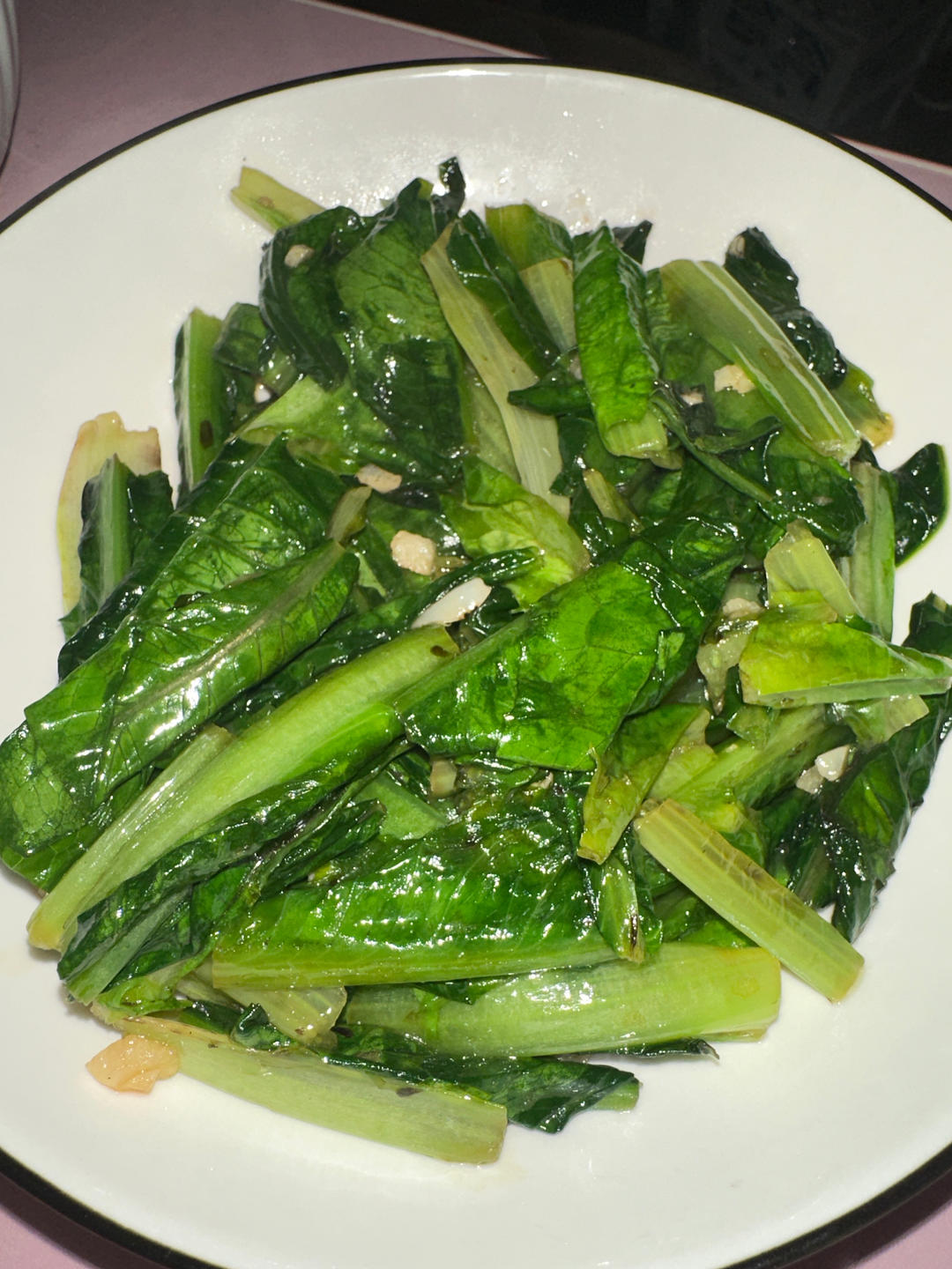 蒜蓉油麦菜（蚝油）