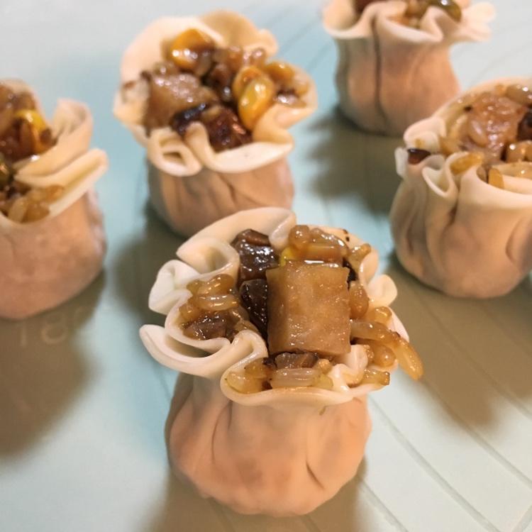 厨房小白也能百分百成功的美味饺子皮烧卖（糙米/糯米）的做法